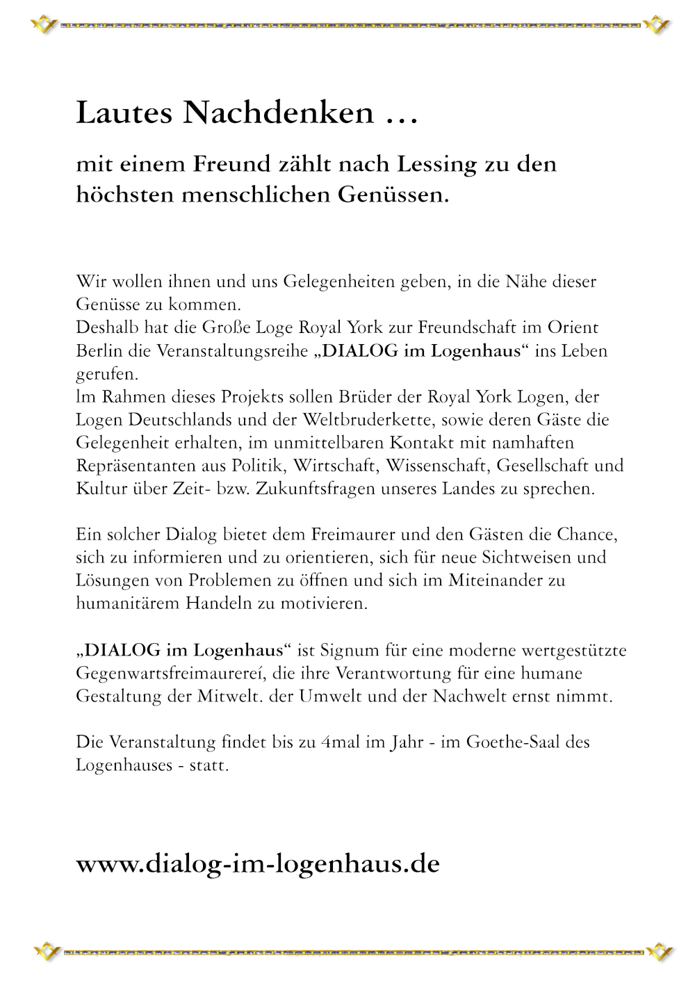 Dialog im Logenhaus_Text